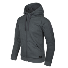 Bluză cu Glugă Helikon-Tex Urban Tactical FullZip Melange Black-Grey