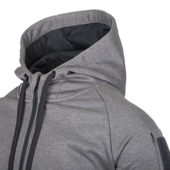 Bluză cu Glugă Helikon-Tex Urban Tactical FullZip Melange Black-Grey