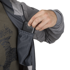 Bluză cu Glugă Helikon-Tex Urban Tactical FullZip Melange Black-Grey