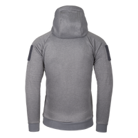 Bluză cu Glugă Helikon-Tex URBAN TACTICAL HOODIE FullZip Melange Grey Panouri Velcro