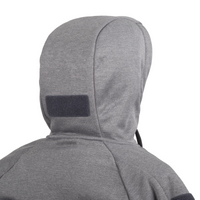 Bluză cu Glugă Helikon-Tex URBAN TACTICAL HOODIE FullZip Melange Grey Panouri Velcro