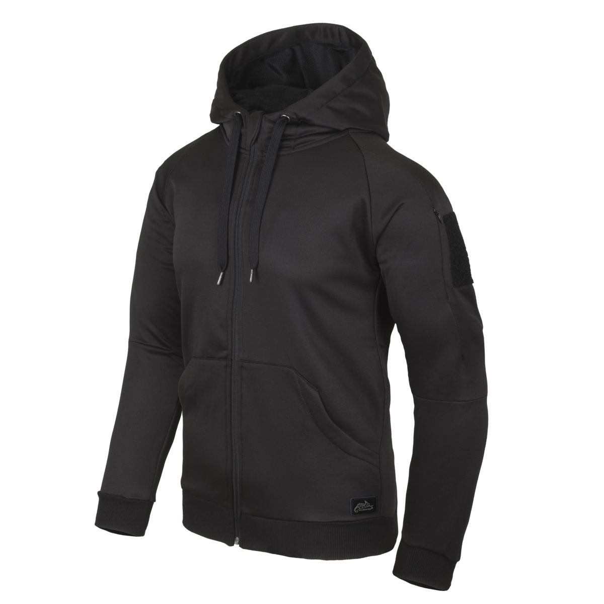 Bluză cu Glugă Helikon-Tex Urban Tactical Hoodie FullZip Neagră