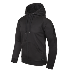 Bluză cu Glugă Helikon-Tex Urban Tactical Hoodie FullZip Neagră