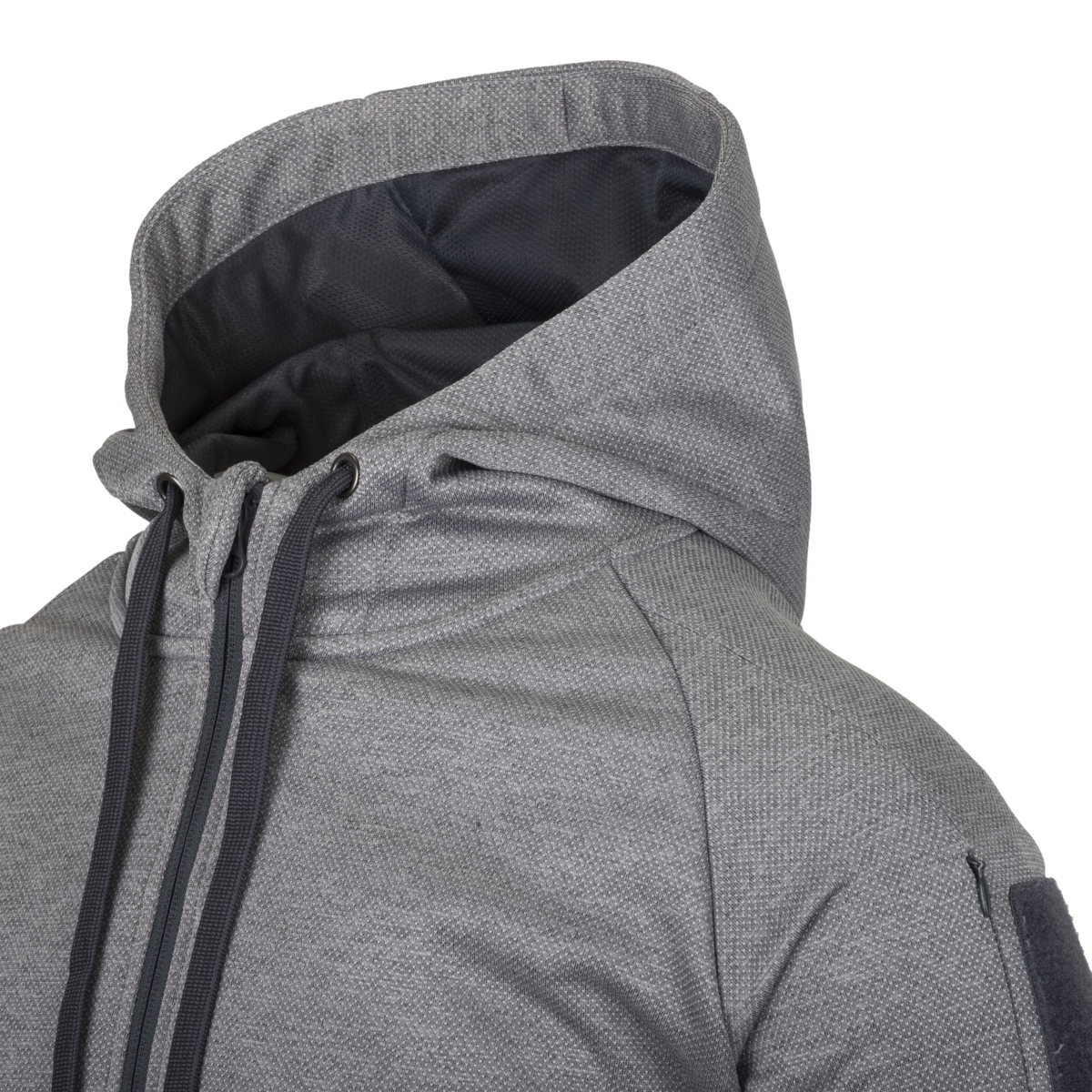 Bluză cu Glugă Helikon-Tex Urban Tactical Hoodie FullZip Neagră