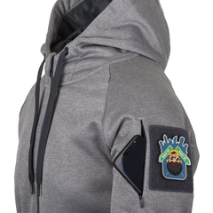 Bluză cu Glugă Helikon-Tex Urban Tactical Hoodie FullZip Neagră