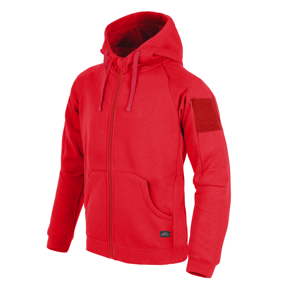 Bluză cu Glugă Helikon-Tex Urban Tactical Hoodie Lite FullZip Roșie