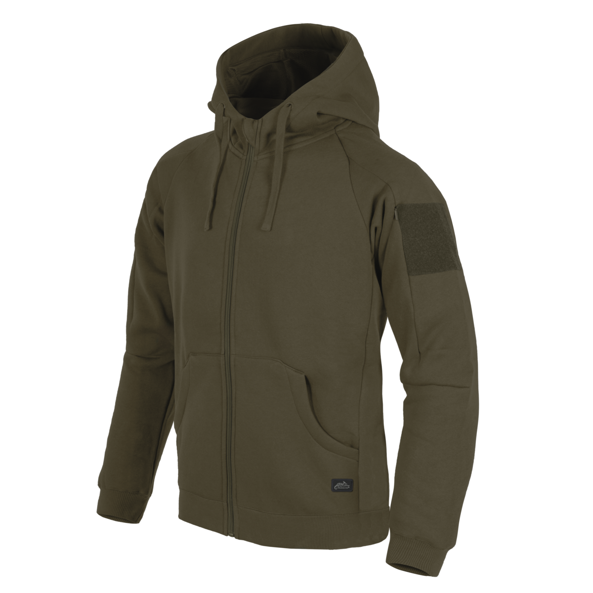 Bluză cu Glugă Helikon-Tex Urban Tactical Hoodie Lite FullZip Verde