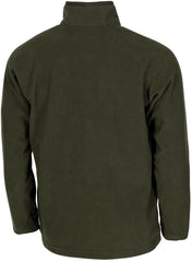 Bluză cu mânecă lungă Troyer Microfleece Oliv MFH - 200g/m², 100% Poliester