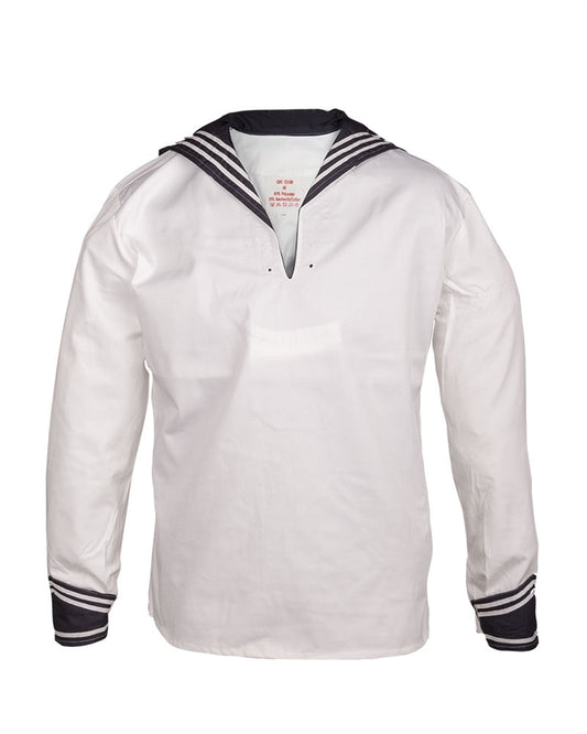 Bluză de Marinar Germană Mil-Tec – Twill Poliester/Bumbac, Alb/Albastru