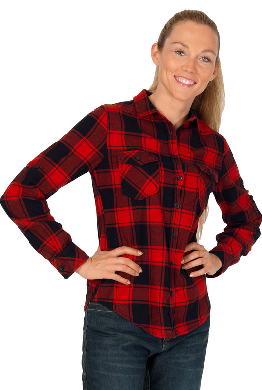 Bluză Flanel Amy Brandit Damă - Croi Cambrat, Bumbac Moale