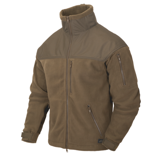 Bluză Fleece Helikon-Tex Classic Army Coyote cu întărituri
