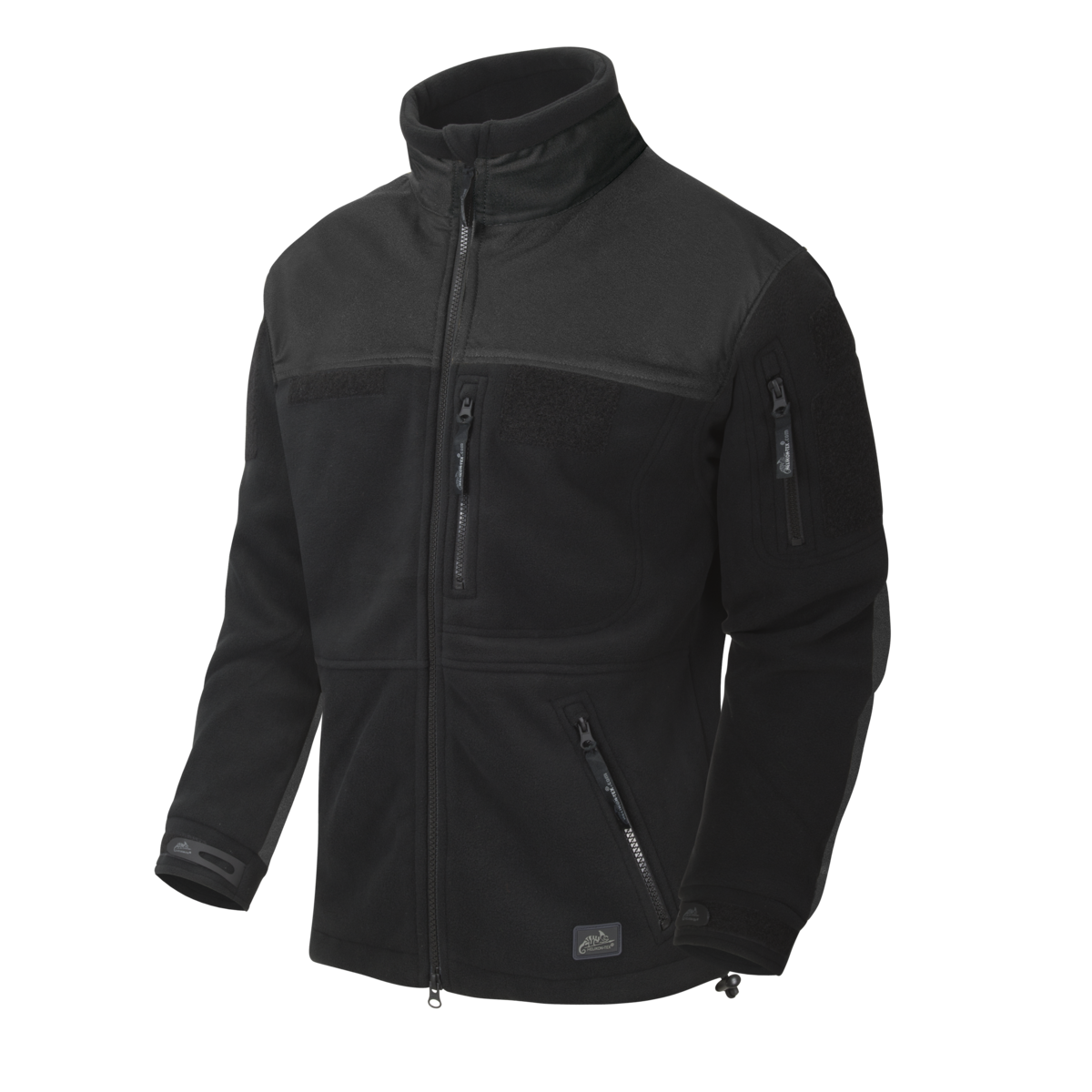 Bluză Fleece Helikon-Tex cu 4 buzunare Neagră