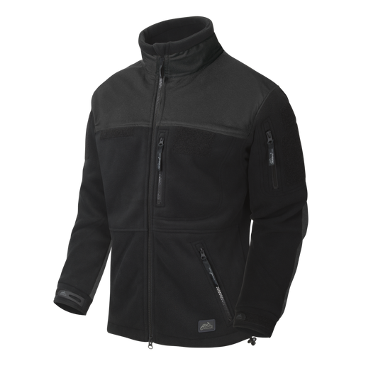Bluză Fleece Helikon-Tex cu 4 buzunare Neagră