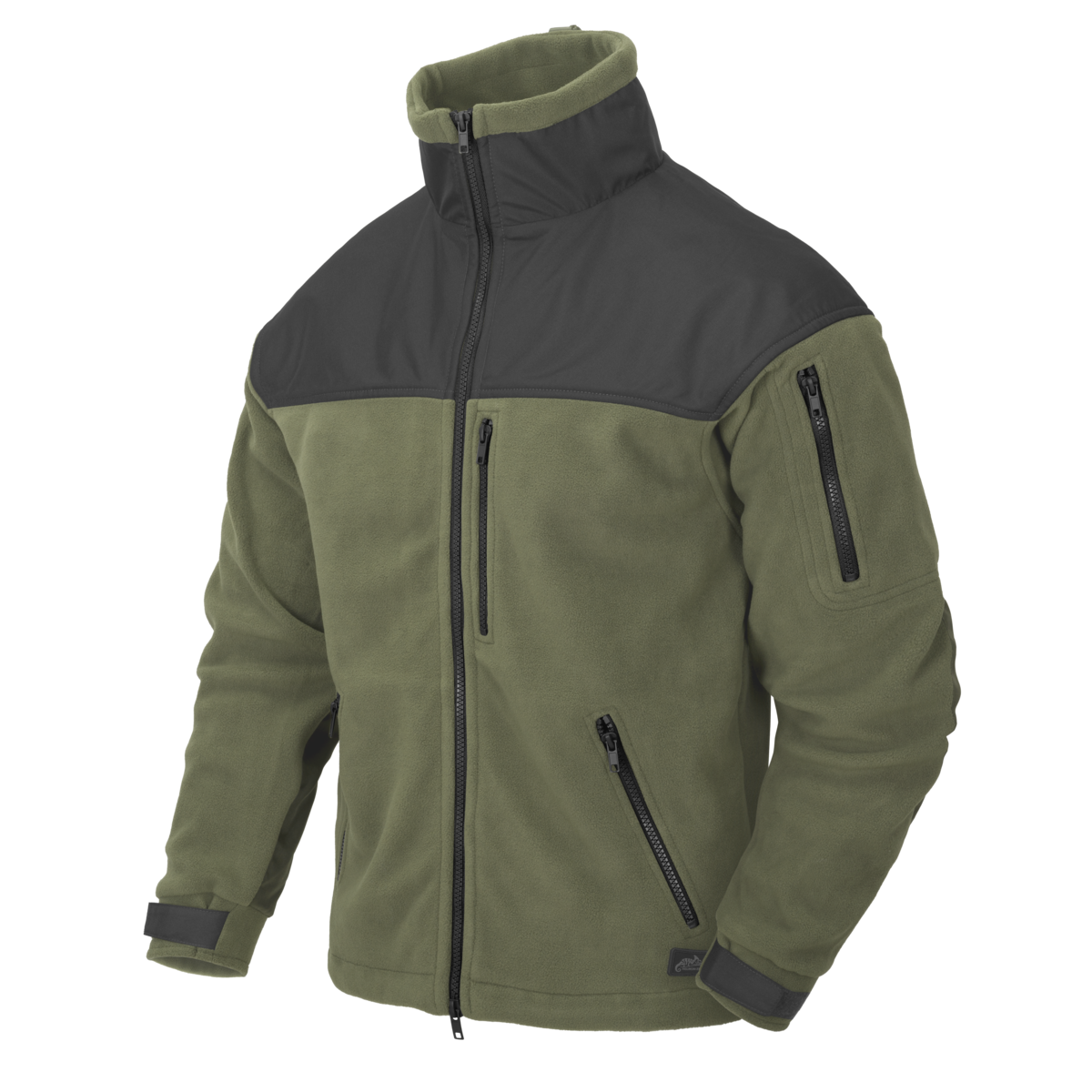 Bluză Fleece Helikon-Tex Umeri Intariți Olive/Negru