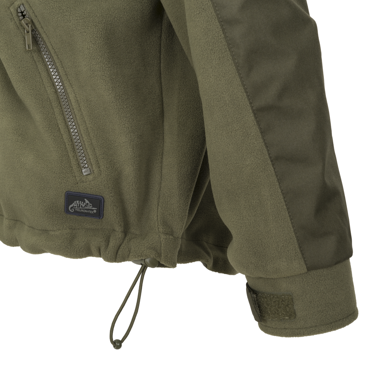 Bluză Fleece Helikon-Tex Umeri Intariți Olive/Negru