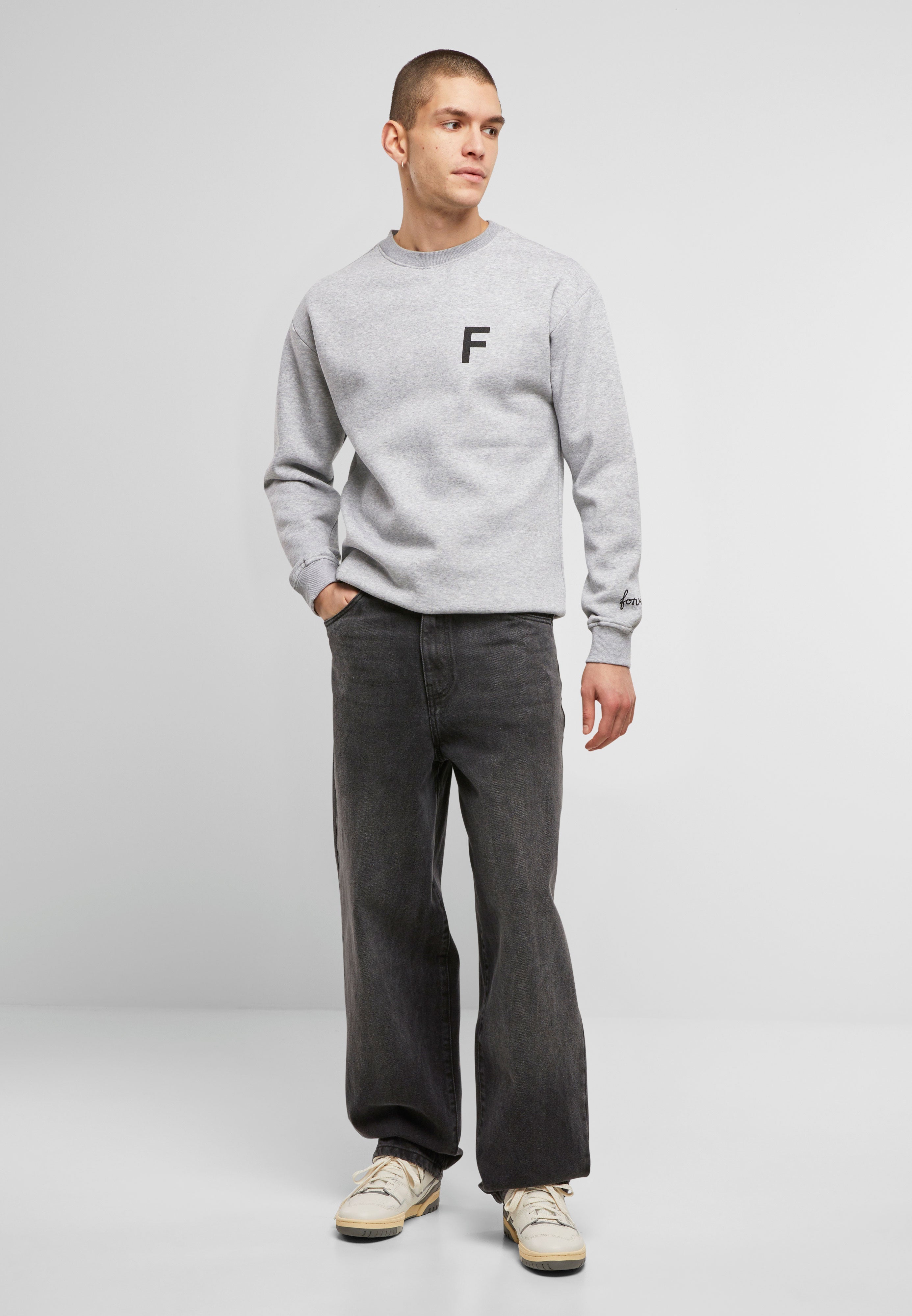 Bluza Forvert Sweat Crewneck Campus Gri Brandit - Stil Urban Activ