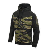 Bluză Hanorac Helikon-Tex ROGUE FullZip Rip-Stop Neagră Tiger Stripe