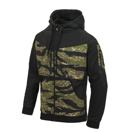 Bluză Hanorac Helikon-Tex ROGUE FullZip Rip-Stop Neagră Tiger Stripe