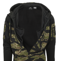 Bluză Hanorac Helikon-Tex ROGUE FullZip Rip-Stop Neagră Tiger Stripe