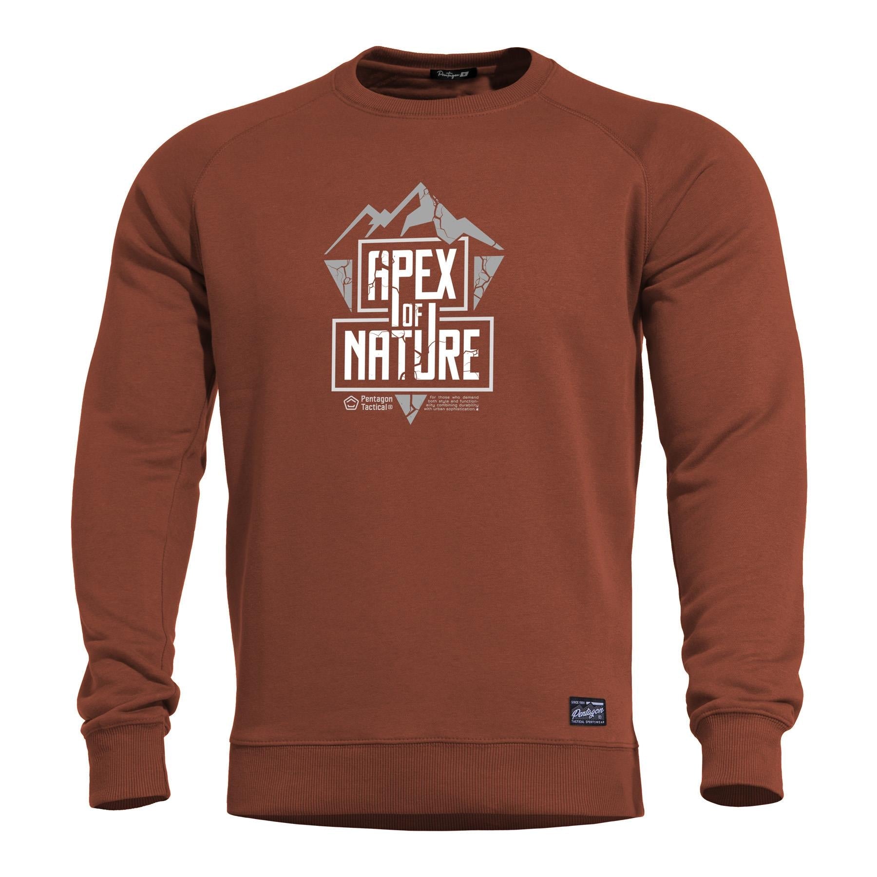Bluza Hawk Sweater "apex Of Nature" | -An Maroon Red Pentagon Tactical - Confort Superior și Rezistență la Provocări