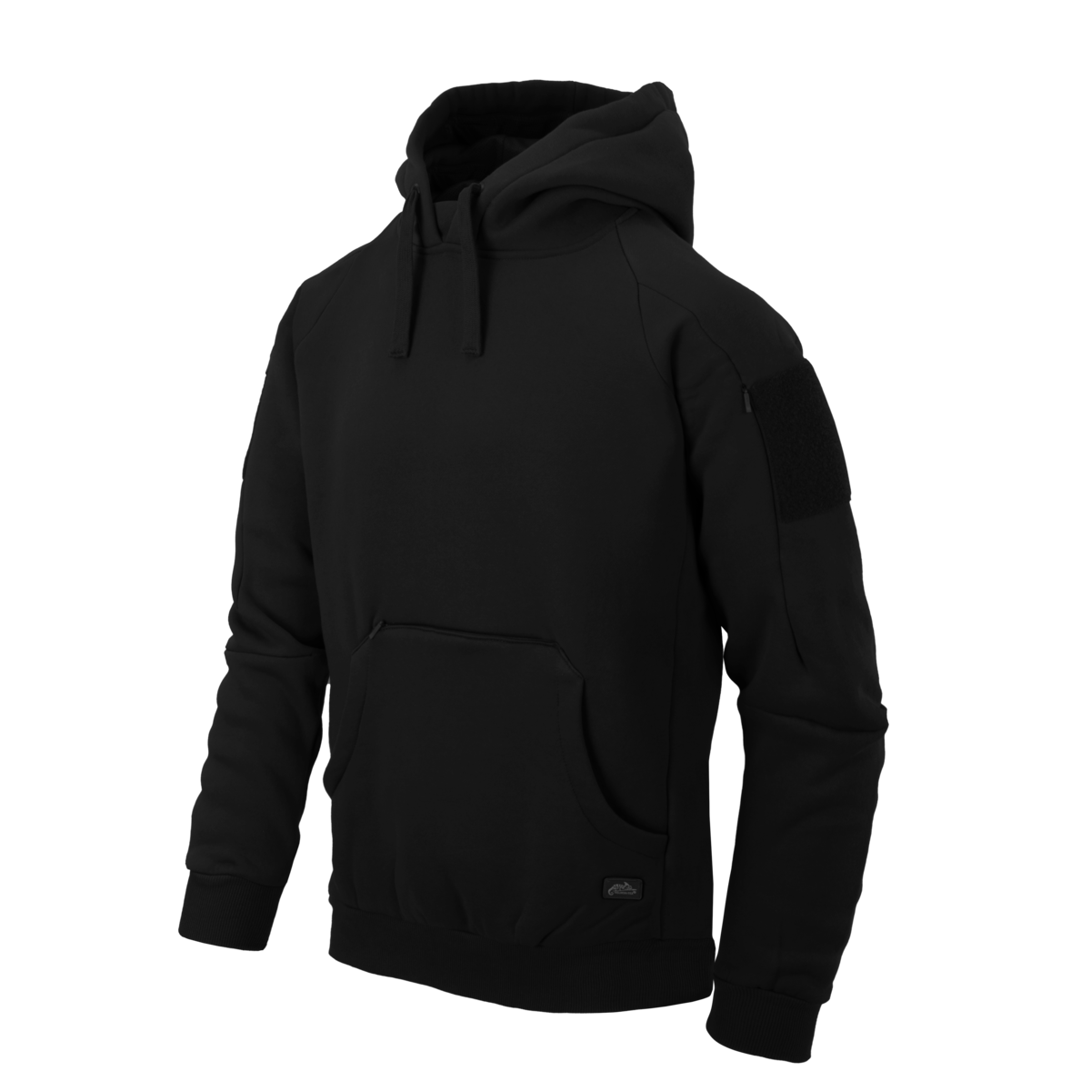 Bluză Helikon-Tex Urban Tactical Hoodie Lite (Kangaroo) Neagră cu Buzunare Multiple