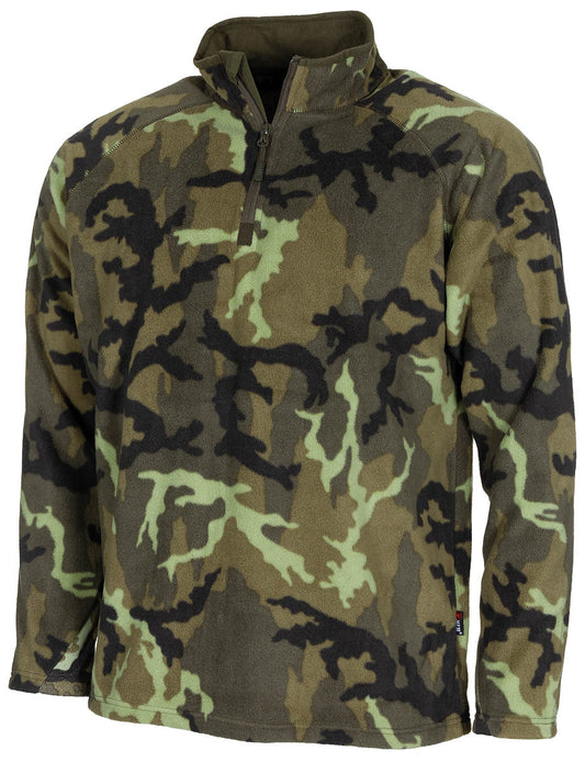 Bluză Mânecă Lungă Microfleece M95 CZ camo MFH - 100% Poliester, 200g/m²