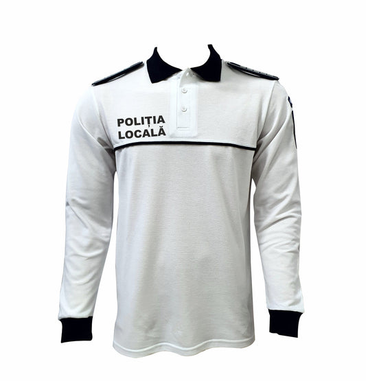 Bluză Polo Alb - Poliția Locală Rutieră Bărbat