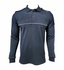 Bluză Polo Bleumarin - Combat Frontieră Bărbat | Eleganță Tactică