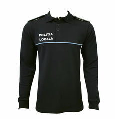 Bluză Polo Neagră - Poliția Locală Bărbat