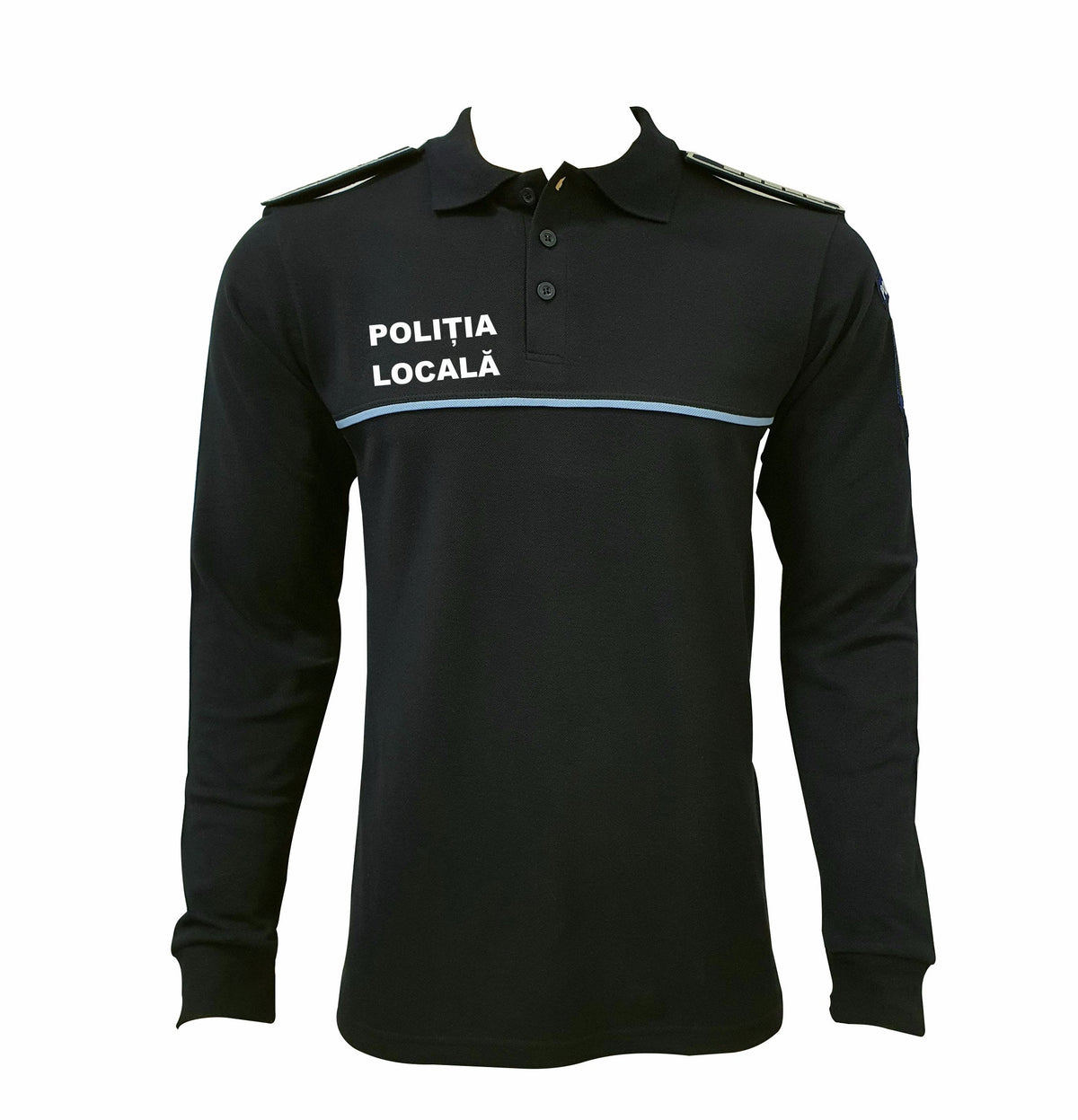 Bluză Polo Neagră Poliția Locală Damă - Confort & Profesionalism