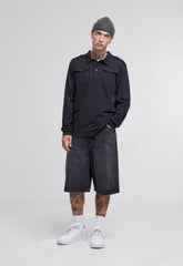 Bluza Polo Willis Long Sleeve Negru Brandit - Confort Tactic Zilnic
