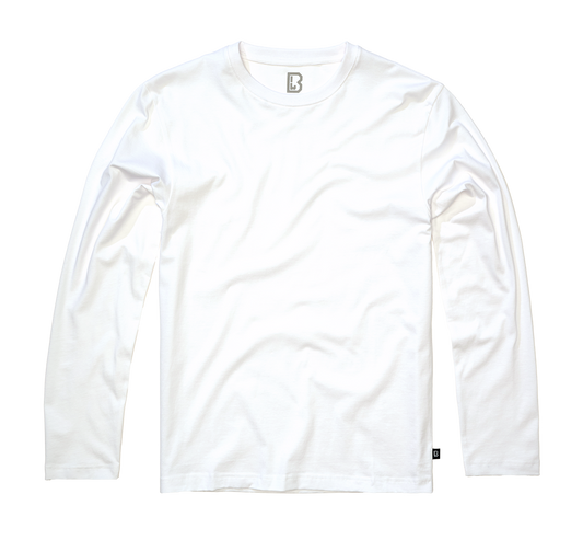Bluza Premium Longsleeve Alb Brandit - Confort Durabil