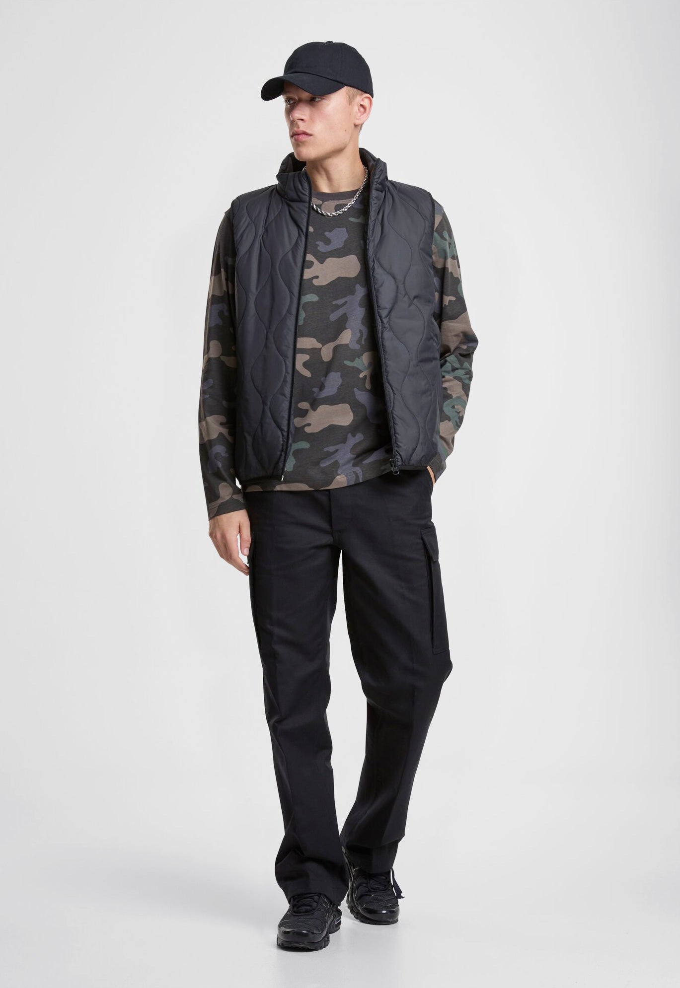 Bluza Premium Longsleeve Dark Camo Brandit - Confort Superior Zilnic