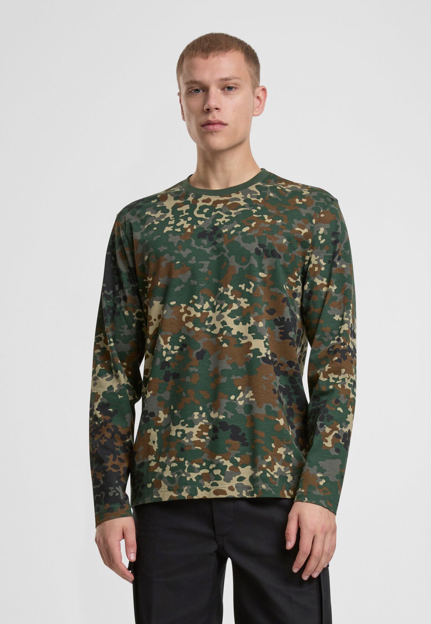 Bluza Premium Longsleeve Flecktarn Brandit - Confort Tactic Zilnic
