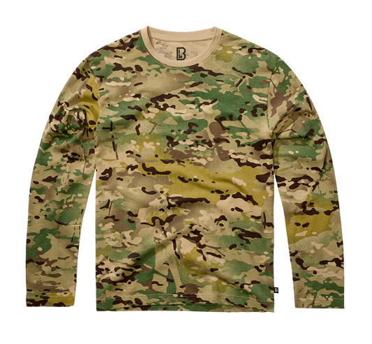 Bluza Premium Longsleeve Tactical Camo Brandit - Performanta Durabila