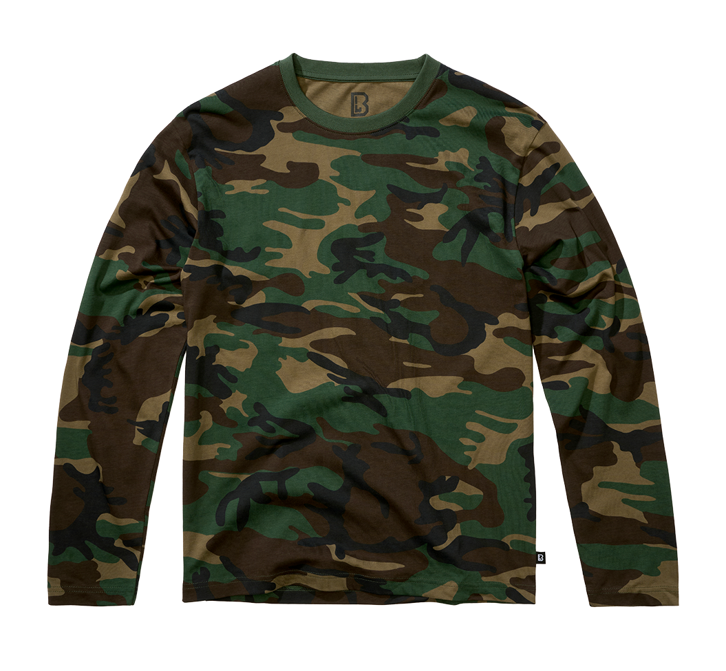 Bluza Premium Longsleeve Woodland Brandit - Confort Tactic Zilnic