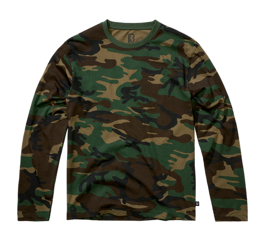 Bluza Premium Longsleeve Woodland Brandit - Confort Tactic Zilnic