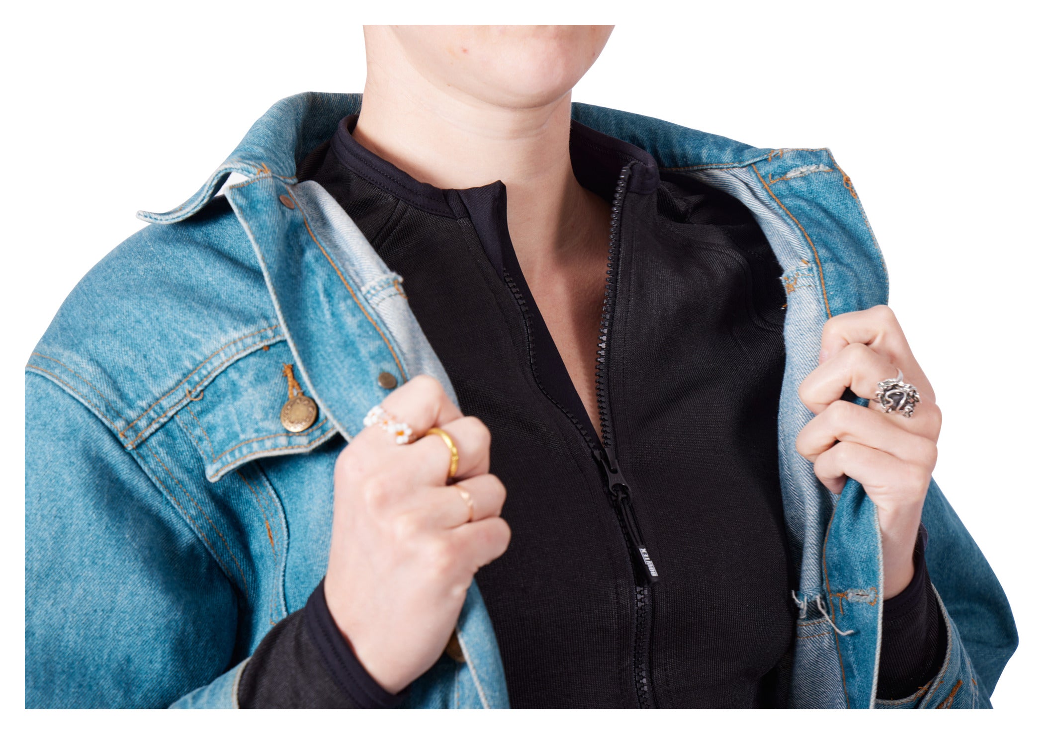 Bluză Protecție Moto Bowtex Optimal Shirt Lady - UHMWPE, Protecții SAS-TEC