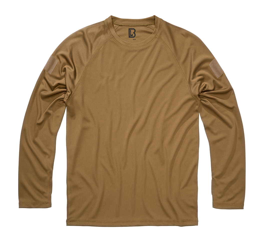 Bluza Quickdry Maneca Lunga Tricou Camel Brandit - Performanță Durabilă