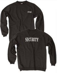 Bluză Security Mil-Tec – 100% Bumbac, Mânecă Lungă, Neagră