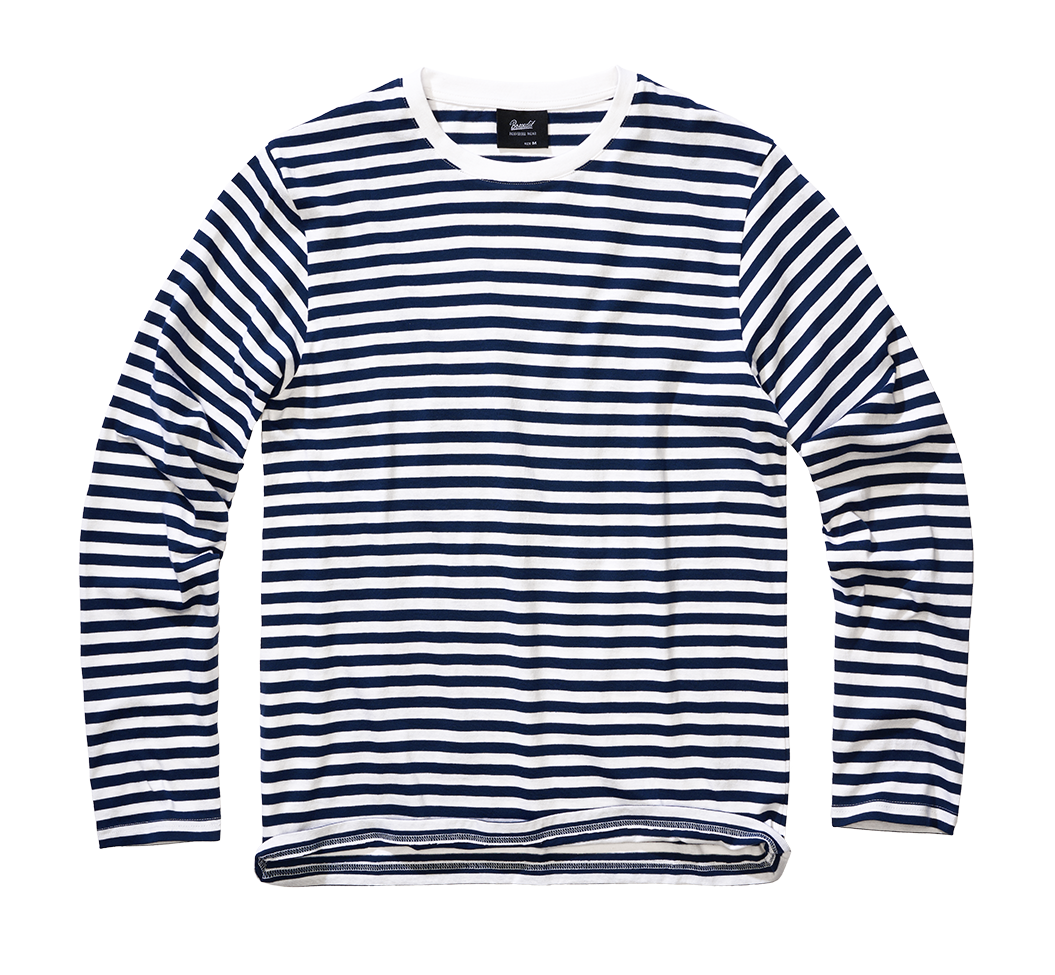Bluza Stripe longsleeve Navy White St Brandit - Confort Zilnic Superior