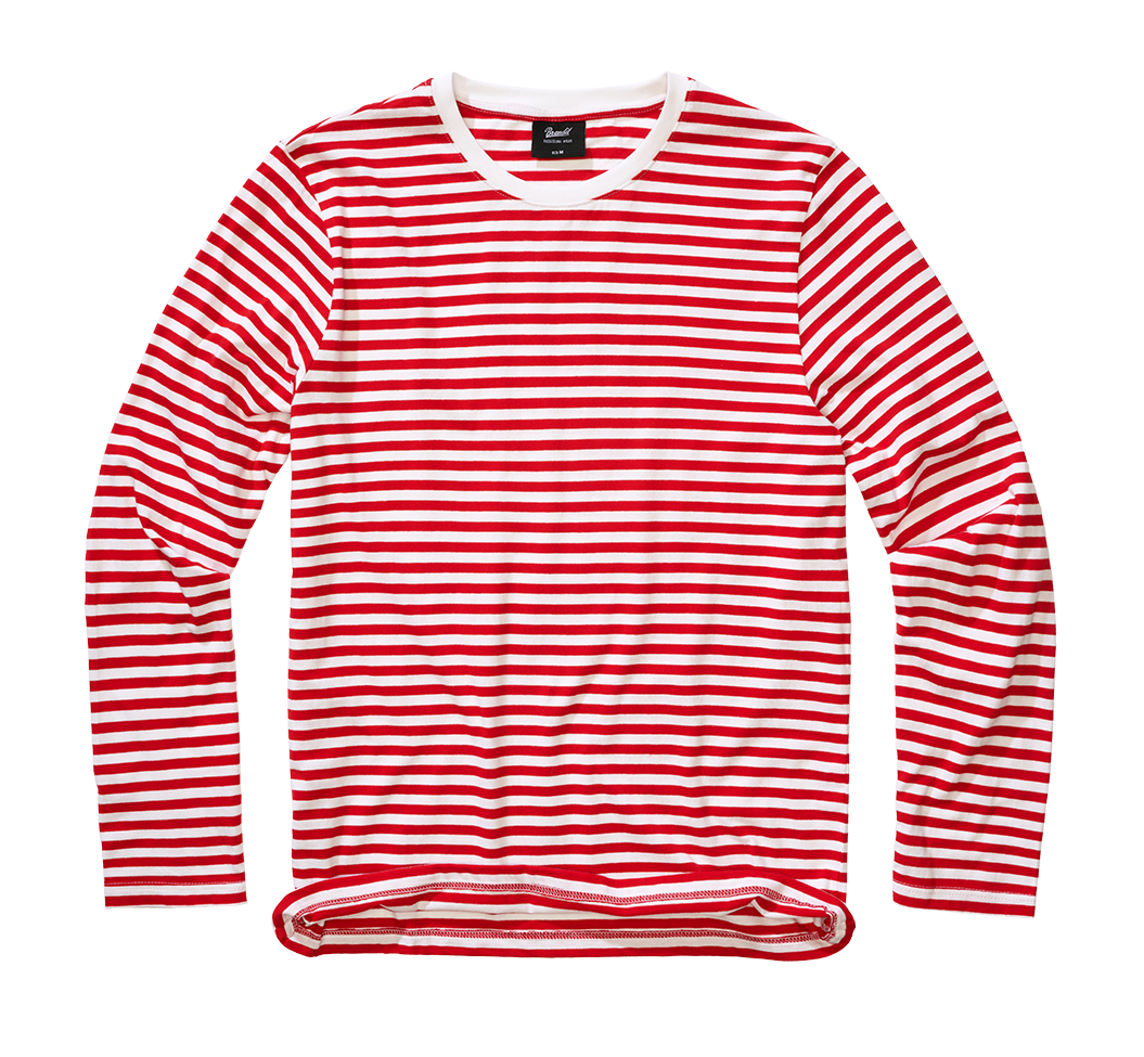 Bluza Stripe longsleeve Red White Brandit - Stil si Durabilitate