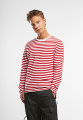 Bluza Stripe longsleeve Red White Brandit - Stil si Durabilitate