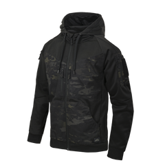 Bluză Tactică Helikon-Tex ROGUE Hoodie FullZip Rip-Stop Neagră MultiCam®