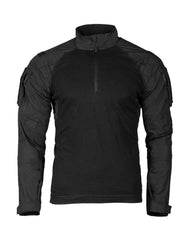 Bluză Tactică Mil-Tec Field Shirt 2.0 – Rip-Stop, Inserții Plasă, Neagră