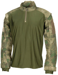 Bluză Tactică US HDT-camo FG MFHProfessional - Guler fermoar, Buzunare cot