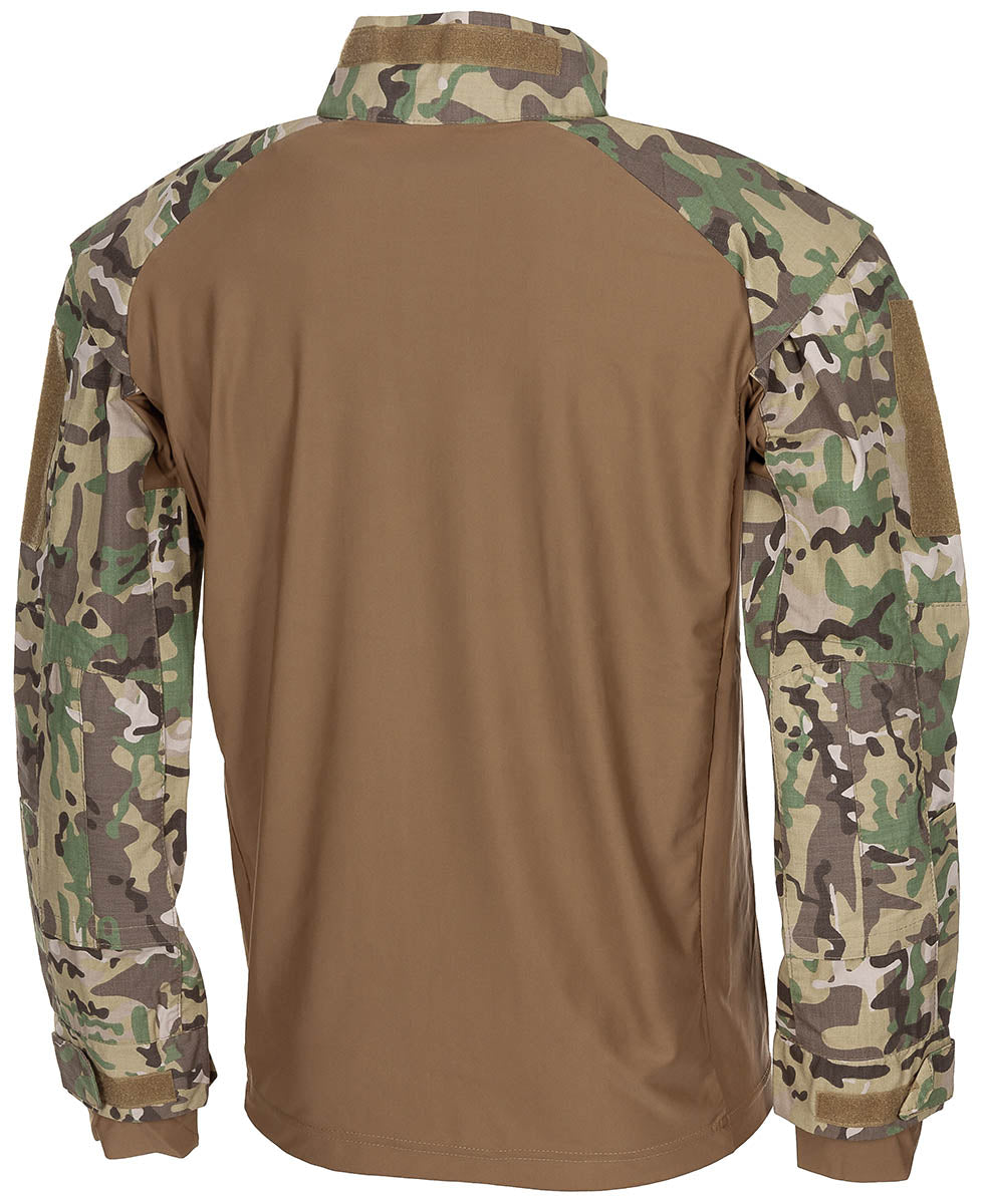 Bluză tactică US Tactical Operation Camo MFHProfessional - Guler cu fermoar, Buzunare coate