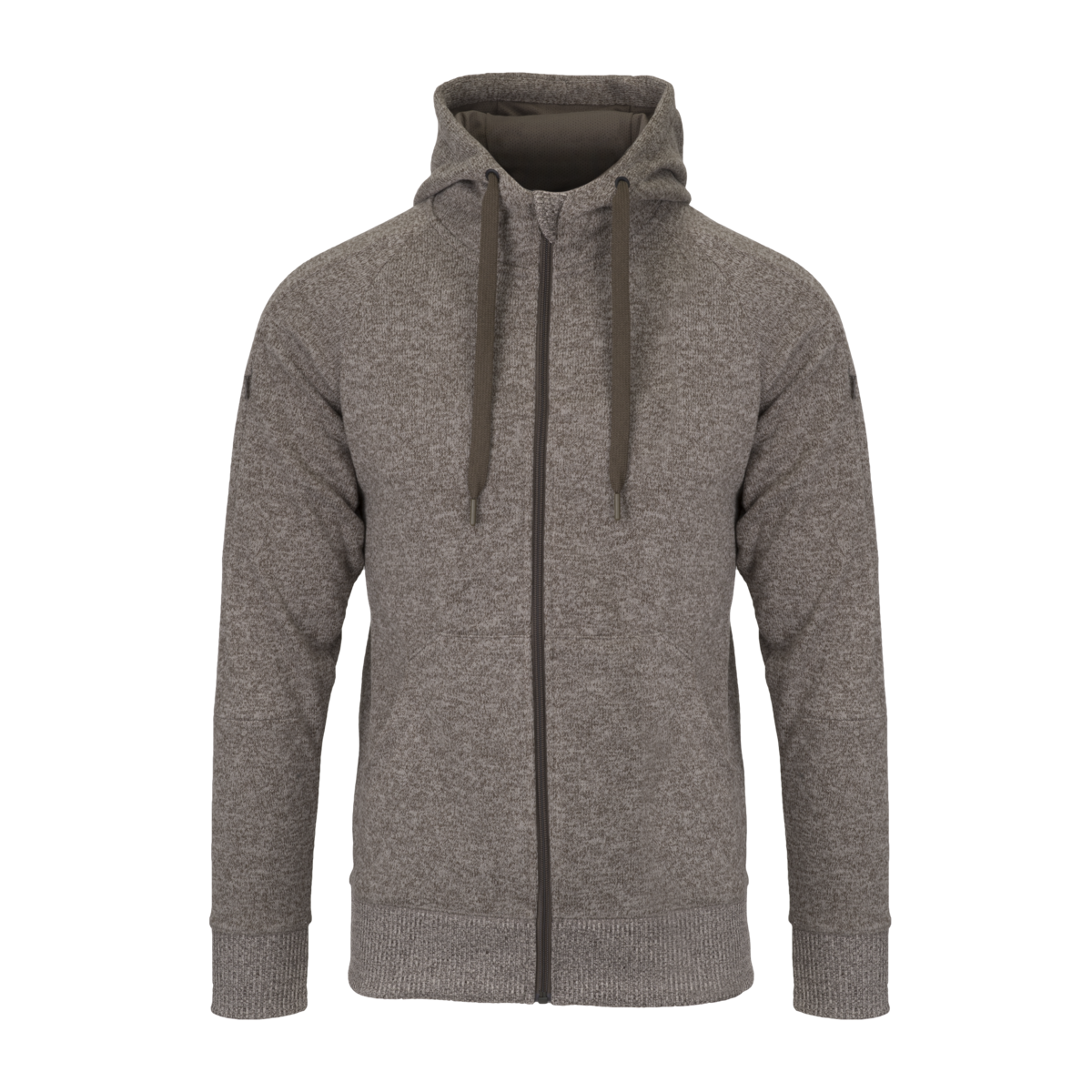 Bluză Tacticală cu Glugă Helikon-Tex Covert FullZip Melange Roșu