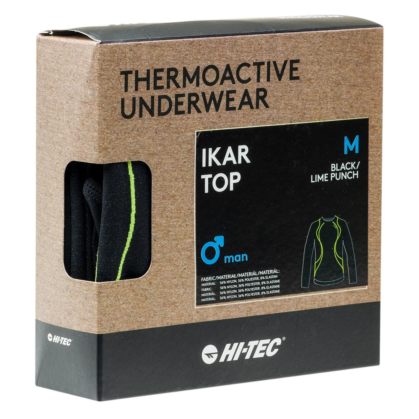 Bluză Termică IKAR TOP HI-TEC - Bărbați, Fără Cusături, Rapid Uscabilă - 4