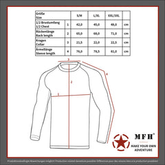 Bluză Termică Merino 50 Oliv FoxOutdoor - 50% Lână Merino, Termo-regulator